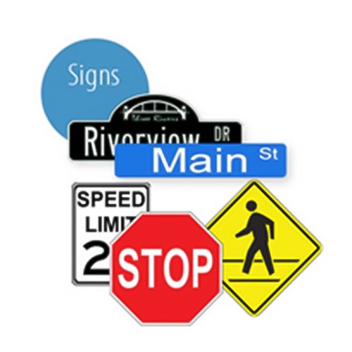 View Traffic Signs: Selection For Many MUTCD Signs