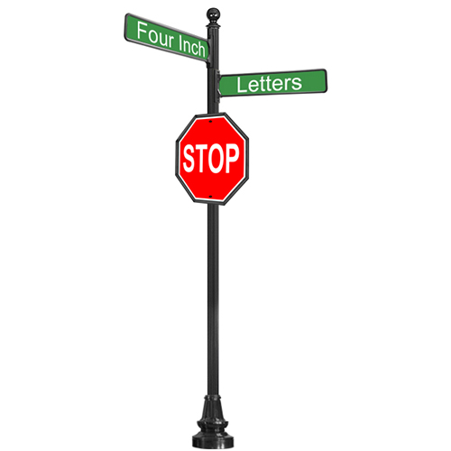 CAD Drawings Brandon Industries Complete 18" x 24" Speed Limit Sign with SB-64 Base
