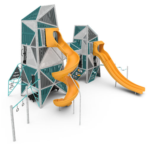 CAD Drawings BIM Models Landscape Structures Inc. Alpha Link™ Towers