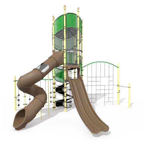 CAD Drawings Landscape Structures Inc. Super Netplex 12-foot Tower