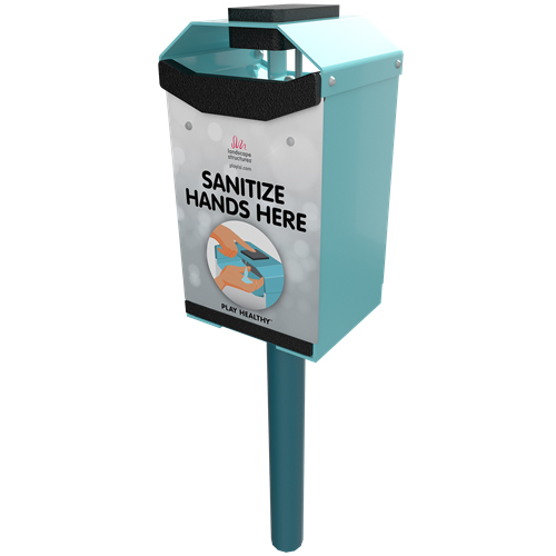 CAD Drawings BIM Models Landscape Structures Inc. Play Healthy™ Hand Sanitizer Station