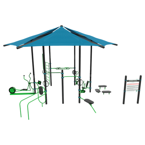 CAD Drawings BIM Models Landscape Structures Inc. HealthBeat Circuit™ Design 6512