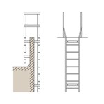 View Exterior Roof Access Ladder: 563 Parapet Return