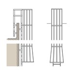 View Cages & Platforms: 563-C Parapet Return