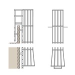 View Cages & Platforms: 564-C Parapet Return