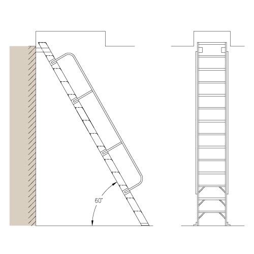 View Roof Hatch Access: H60 – 60° Ships Ladder