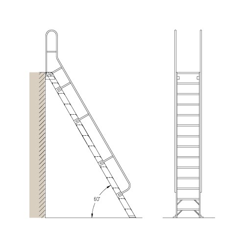 View Mezzanine Access: M60 – 60° Ships Ladder