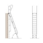 View Mezzanine Access: MP70 – 70° Folding Ladder
