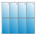 View High Wall Glass Partition Systems: Elevare™ Stacking Double Glazed - Architects Package