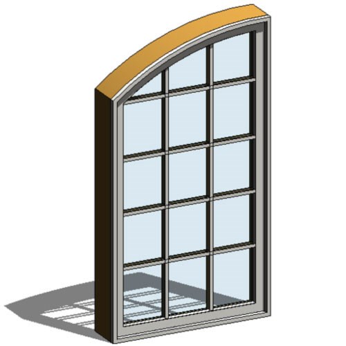 View Mira Premium Series: Aluminum Clad Wood Window Arch Picture Window