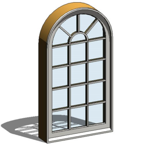 View Mira Premium Series: Aluminum Clad Wood Window Extended Round Units - Sash & Frame