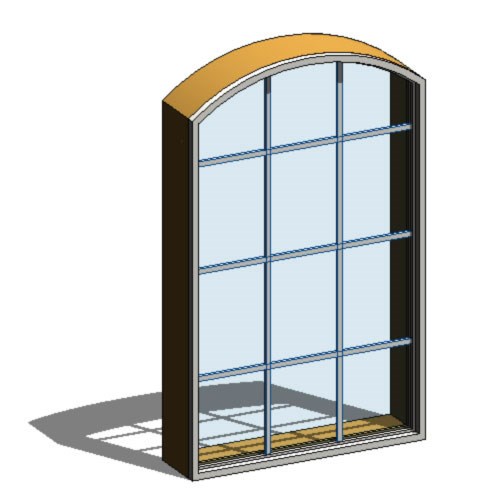 View Mira Premium Series: Aluminum Clad Wood Window Arch Top - Direct Set