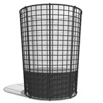 View Woven Wire Waste Receptacles