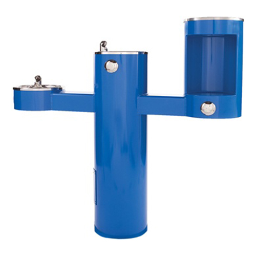 CAD Drawings Most Dependable Fountains Inc. Pedestal Bottle Filler 10150 SM