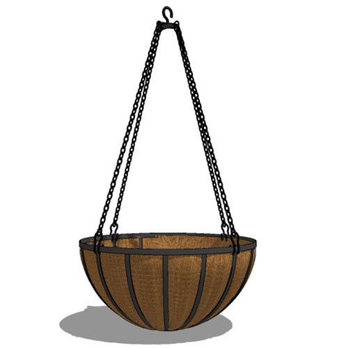 View 18 Inch Fiberglass Hanging Basket Planter