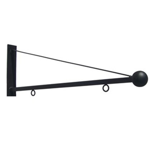 View Triangle Ball Hanging Blade Sign Bracket