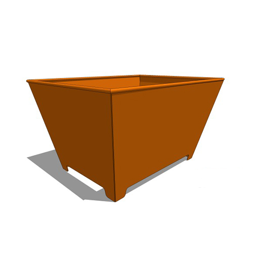 CAD Drawings BIM Models Border Concepts, Inc. Planters
