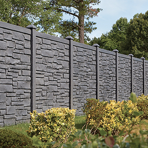 CAD Drawings PrivacyLink® Bufftech Simulated Stone Fence