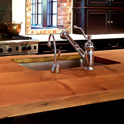 View Reclaimed Red/White Oak Countertops