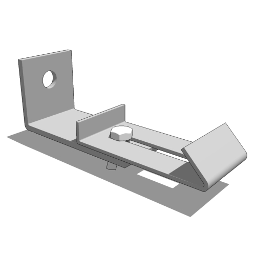 CAD Drawings BIM Models Greenscreen 5132R Adjustable Mounting Clip