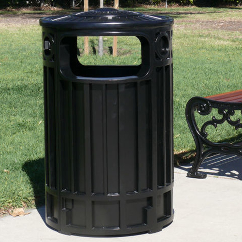 CAD Drawings Canterbury Designs Pennsylvania Ave. Model 102 Litter Receptacle