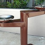 View Los Angeles Drinking Fountain - Double Arm