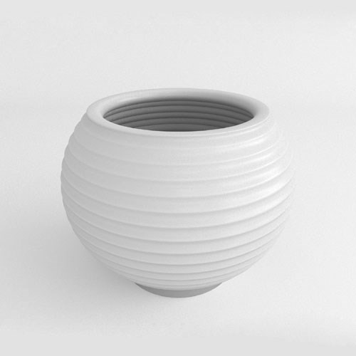 View Grooved Planter