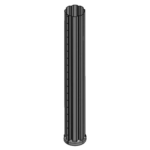View Fluted Pole Sleeve Light Cover