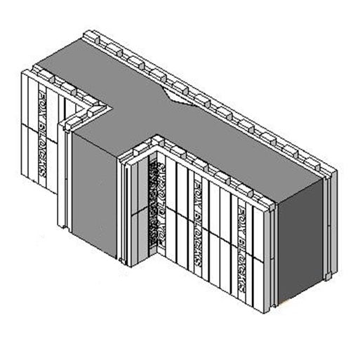 CAD Drawings BIM Models Fox Blocks T-Form Block