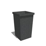 View Stone Aggregate Trash Receptacles