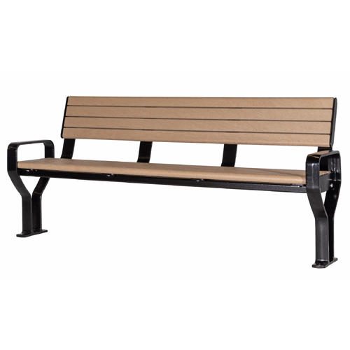 CAD Drawings BIM Models Wishbone Site Furnishings Koble Park Bench