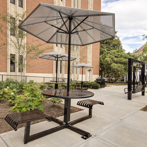 CAD Drawings BIM Models SiteScapes Inc. Aluminum Panel Umbrella