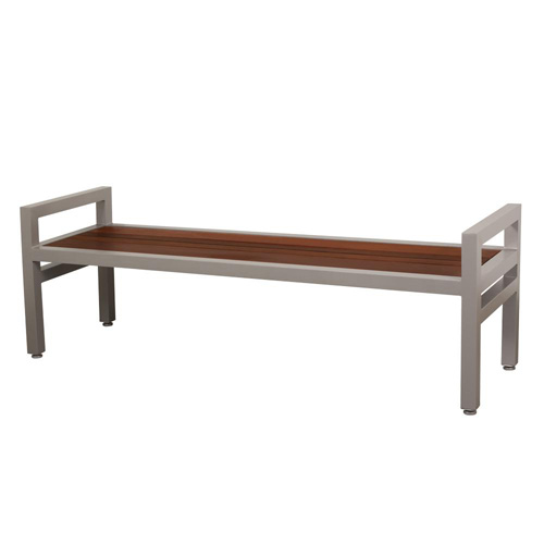 CAD Drawings BIM Models Hauser Industries Inc. Skyline Backless Bench With Arms