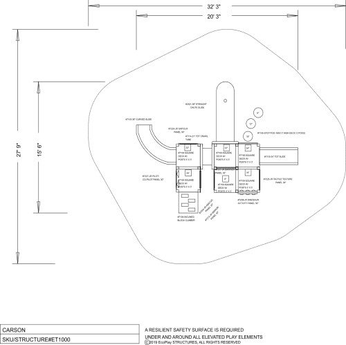 CAD Drawings EcoPlay Structures Carson