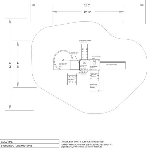 CAD Drawings EcoPlay Structures Colonial