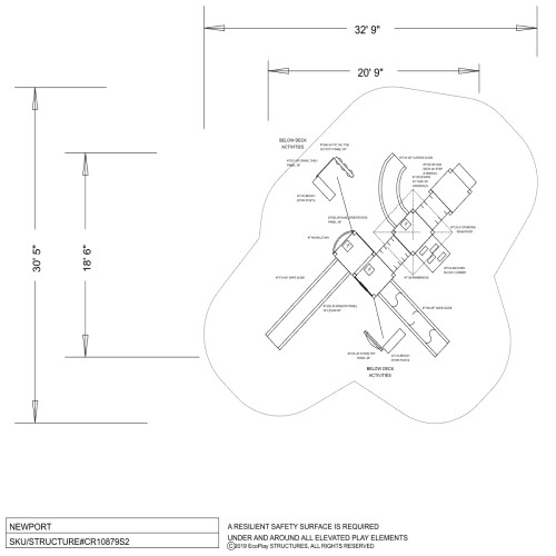 CAD Drawings EcoPlay Structures Newport