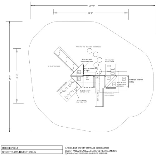 CAD Drawings EcoPlay Structures Roosevelt