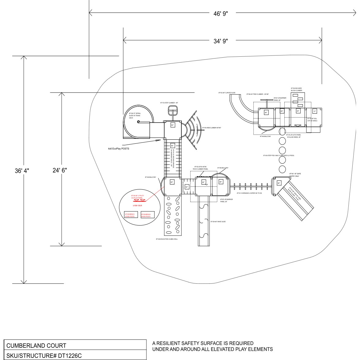 CAD Drawings EcoPlay Structures Cumberland Court
