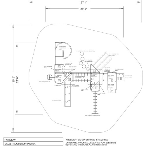 CAD Drawings EcoPlay Structures Fairview