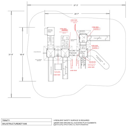 CAD Drawings EcoPlay Structures Trinity
