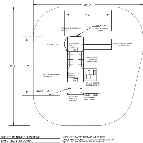 CAD Drawings EcoPlay Structures Tulip Grove