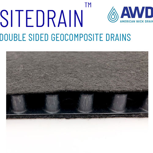 CAD Drawings American Wick Drain Corporation Double Sided Sheet Drains