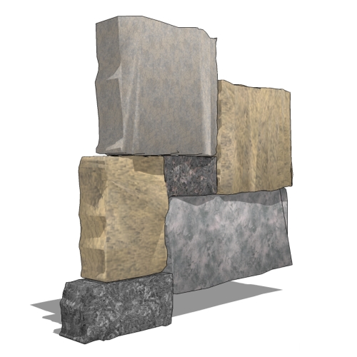 CAD Drawings BIM Models STONEYARD® Thin Stone Veneer: Boston Blend Square & Rectangular