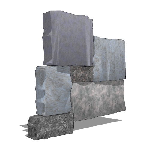 CAD Drawings BIM Models STONEYARD® Thin Stone Veneer: Vineyard Granite Square & Rectangular
