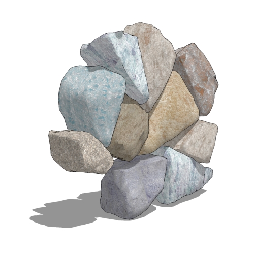 CAD Drawings BIM Models STONEYARD® Thin Stone Veneer: Newport Mist Mosaic