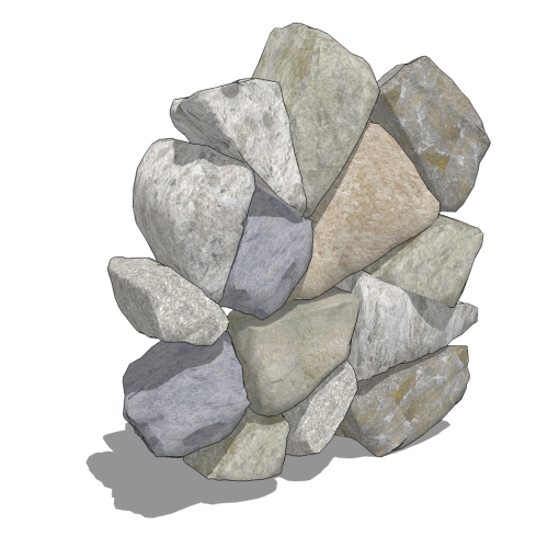 CAD Drawings BIM Models STONEYARD® Thin Stone Veneer: Portsmouth Granite Mosaic