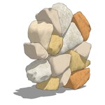 View Coastal Sand Mosaic: Thin Stone Veneer