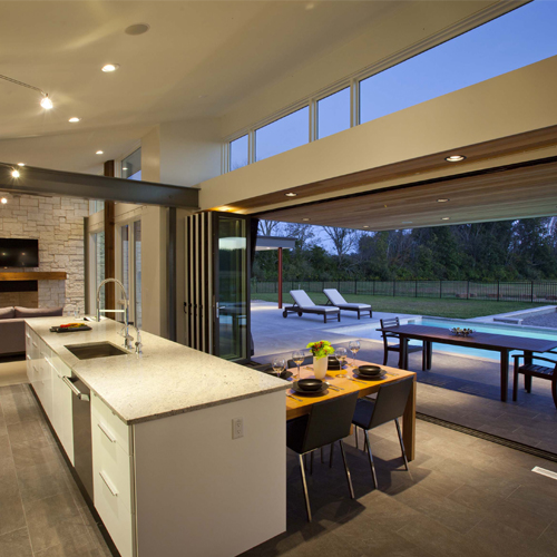 CAD Drawings All Weather Architectural Aluminum Series 9200 Bi-Fold Doors