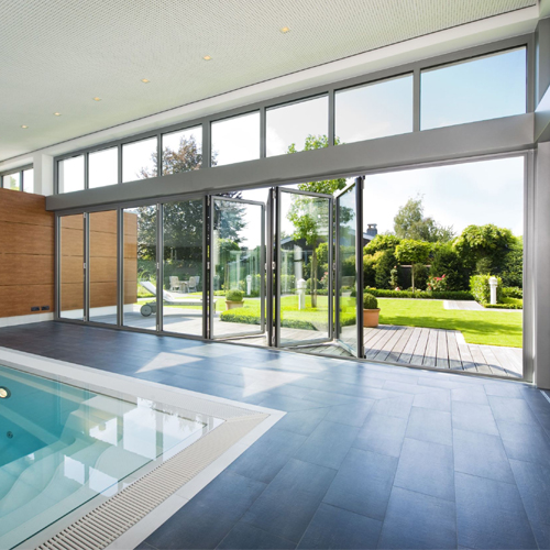 CAD Drawings All Weather Architectural Aluminum Series 9200 Bi-Fold Doors
