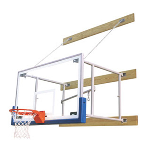 CAD Drawings BIM Models SNA Sports Group Wall-Mounted Side Fold Basketball Goal